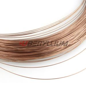 China DIN.2.1247 CuBe2 Beryllium Copper Wire For Spring Connectors factory