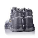 Industrial Women Mens Leather Steel Toe Boots 200 Joules Impact With Steel Plate