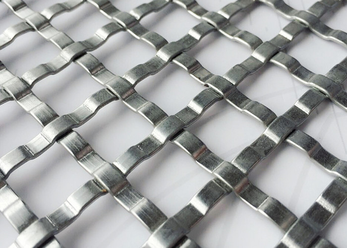 Indoor Outdoor Stainless Steel Metal Mesh Panels Customized Finish For Premium Design Projects