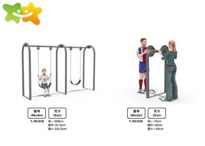 China Anti Static Outdoor Park Exercise Equipment Non Faded Color GS CE Approved factory