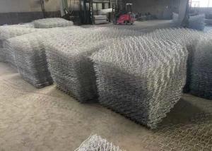 China Ecnomic High Strength Pvc Coated Gabion Box Retaining Wall 100x150mm factory