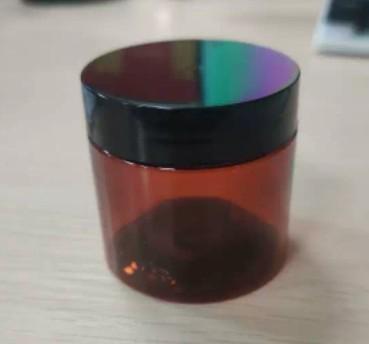 Sealing 100ml Plastic Cosmetic Jar with Pressure Sensitive Gasket and Customized