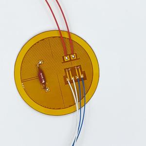 China Yellow Color Thin Polyimide Heating Element For Medical Instrument factory