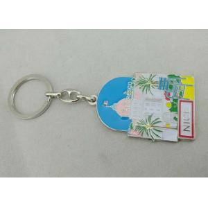 China Negresco Promotional Keychain with Nickel Plating , Custom Metal Parts Keyring on sale