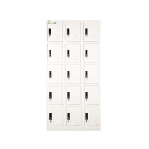 China Knock Down 15 Door 0.7 Thickness Metal Staff Lockers factory