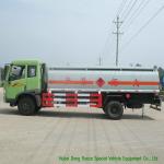 FAW 9CBM Petroleum Oil Tanker Truck For Transport With 3 Persons Seater