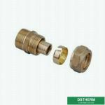 Pipeline Female Coupling PEX Brass Fittings For SS Tube