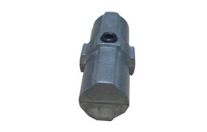 China Dark Gray Aluminum Tubing Connectors Aluminum Pipe Connector Smooth Surface factory
