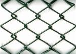 chain link wire mesh fence PVC coated