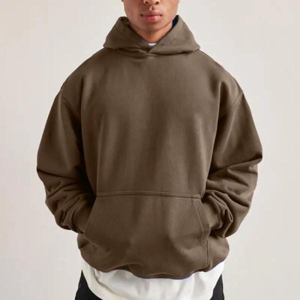 2023 Blank Hoodie Men′s Custom Embroidered Logo Men′s Thick Unisex Oversized