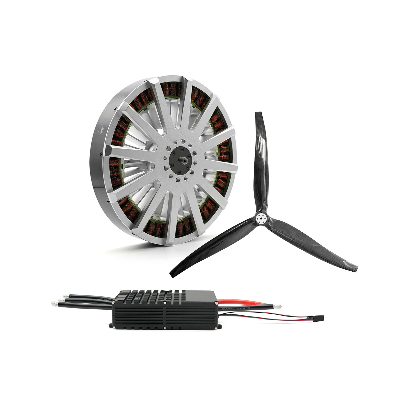 23850 98KG Thrust Propulsion System With Motor And 24S 300A ESC And 55 Inch Propeller