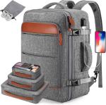 42L Carry on Luggage Flight Approved Expandable Hidden Shoulder Straps Weekender
