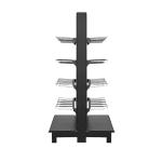 Cold Rolled Steel Supermarket Display Shelving With Customized Logos And Stable