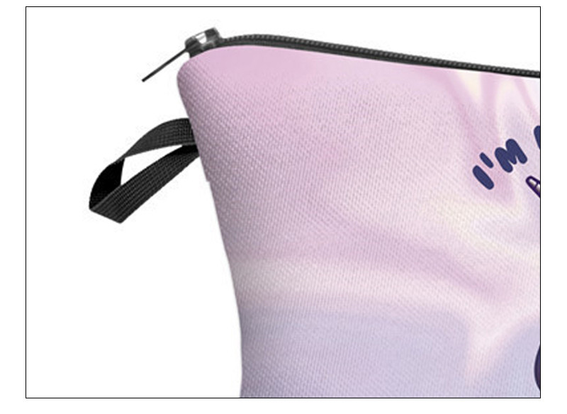 Travel Essential Unicorn Print Waterproof Zipper Toiletry Wash Bag