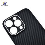 Unique Camera Metal Ring Full Protection Design Kevlar Aramid Fiber Phone Case