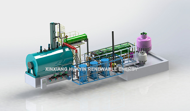 Engine Waste Oil Distillation Machine To Diesel 10 Ton