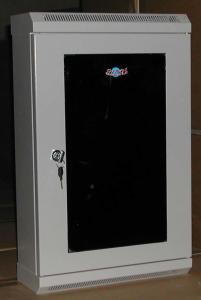 China Wall Mounted Network Server Cabinet With Toughened Glass Front Door and Rear Door YH2004 factory