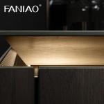 Luxury Modular Cabinets Kitchen Design Wooden House Furniture Melamine Board