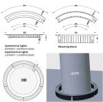 Circular LED Underground Lights 18W 27W 9x2W 3W Single / RGB / RGBW Color