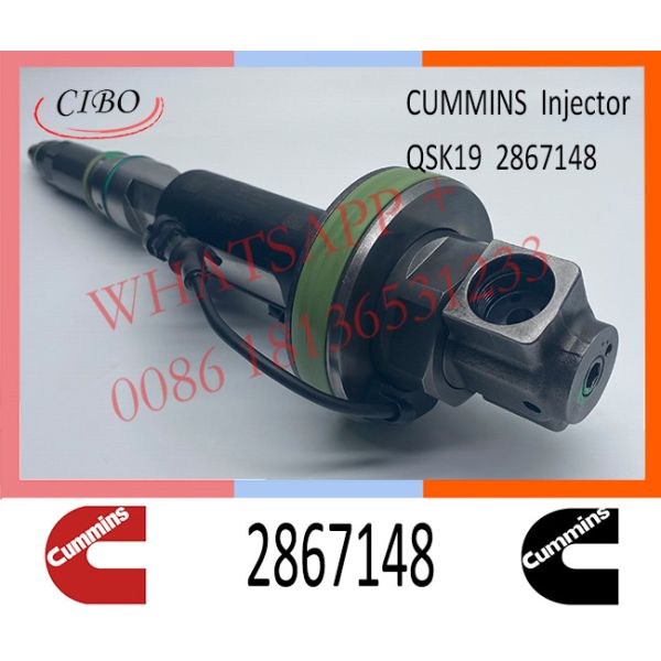 2867148 Fuel Injector Cum-mins In Stock QSK19 QSK50 QSK60 Common Rail Injector 2867147 2882078