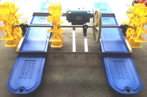 China New High Speed Paddle Wheel Aerator 0.75kw 3impellers factory