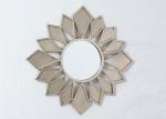 Living Room Rose Gold Wrought Iron Mirror Wall Decor