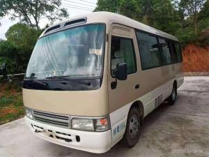 China Toyota Coaster 147HP 19 Seater Mini Bus 6GR Engine Li Auto Vehicles factory