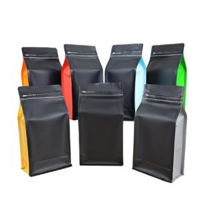 China Matte BOPP PET Side Gusset Aluminum Foil Bag 500g 1kg With Valve factory
