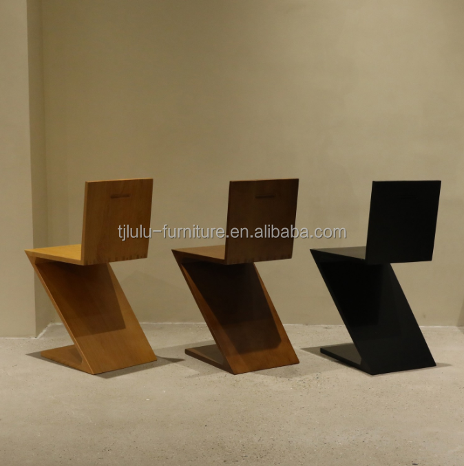 Mail Packing N Modern Nordic Style Z Wood Stacked Chairs for Home Furniture in Dining Room of Restaurant and Coffee Shop