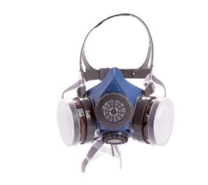 China PPE ABS Silicon Half Mask Respirators Shield For Gas Chemical Safety 17 X 12.5cm factory