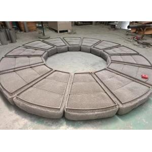 High Efficiency 316L York 431 Mesh Pad Demister For Towers Customized Shape