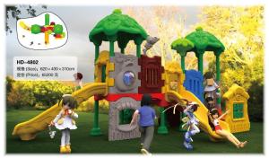 China Amusement Park Playground Children Playground Equipment Kids Plastic Slide factory