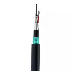 China GYTA53 144 Core Direct Burial Armored Fiber Optic Cable factory