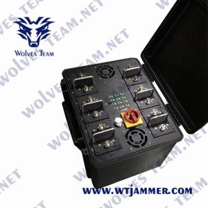 China PCS DCS 500W GSM Mobile Phone Jammer 500 Meters VHF UHF factory