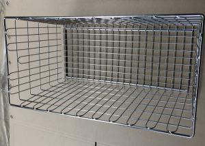 China FDA Decorative Iron Organizer Wire Mesh Baskets / Metal Storage Basket factory