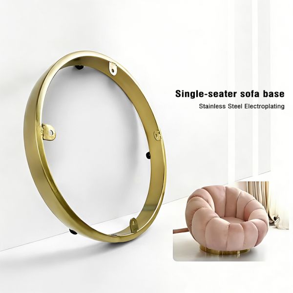 Circular Stainless Steel Frame Sofa Bottom Ring Base Accessories for Small Coffee Table Stool Single-seat Sofa Feet Base Frame