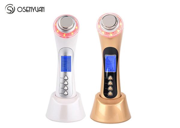 Photon Ultrasonic Waves Skin Care Machine , Galvanic And High Frequency Facial