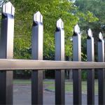 Aluminum Galvanized Metal Palisade Fencing 1800mm 2000mm ODM