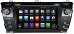 Ouchuangbo Car GPS Navigation DVD Stereo System for Toyota Corolla 2014 3G Wifi