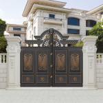 Outdoor Garden galvanized Aluminium Pedestrian Gate Manual Sliding