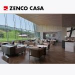 Modern Hotel Lobby Lounge Furniture Including Leisure Chair And Coffee Table