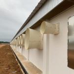 Wall Mounted 1.5kw Ventilation Exhaust Fan Temperature Cooling