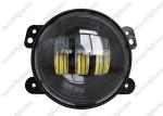 Black Silver 30w LED headlight , 12 - 30 V 1800LM 4 Inch Round LED Headlight