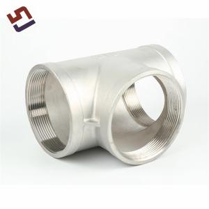 China Stainless Steel 90 Degree Pipe Fitting NPT Male Elbow Tee Reducer Flange factory