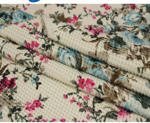China 100% polyester printed pineapple velboa fabricmade in china factory