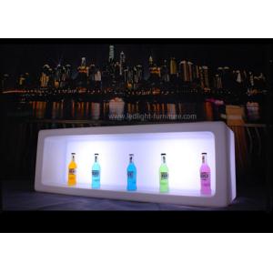 Battery Powered Light Bar Cubes , Large Glow Illuminated Bottle Display