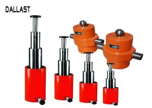 China Piston Telescopic Single Acting Hydraulic Cylinder for Garbage Truck / Dump Truck factory