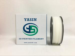 Real White 3D Printing Materials PLA Filament 1.75MM Dimensional Accuracy +/- 0.03 Mm