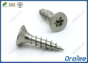 China Torx Wood Screws Stainless Steel 304 Double Countersunk Head Coarse Thread factory