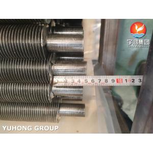 ASTM A179 Aluminium Strip Al1060 Embedded Fin Tube For Air Cooled Heat Exchanger